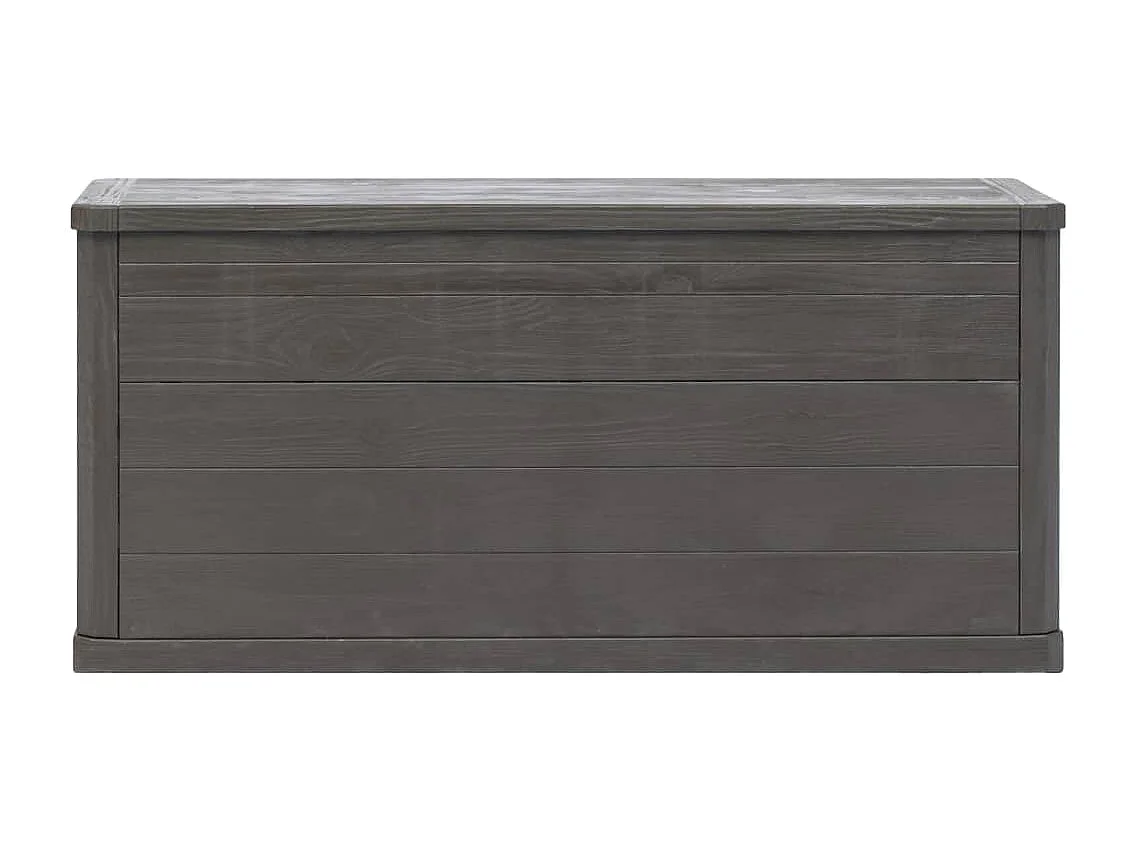 Boîte de rangement de jardin 280 L Marron