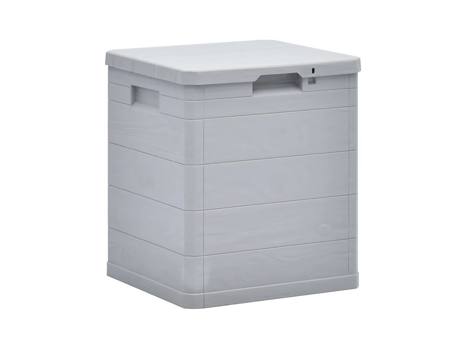 Baule da giardino 90 L Grigio chiaro