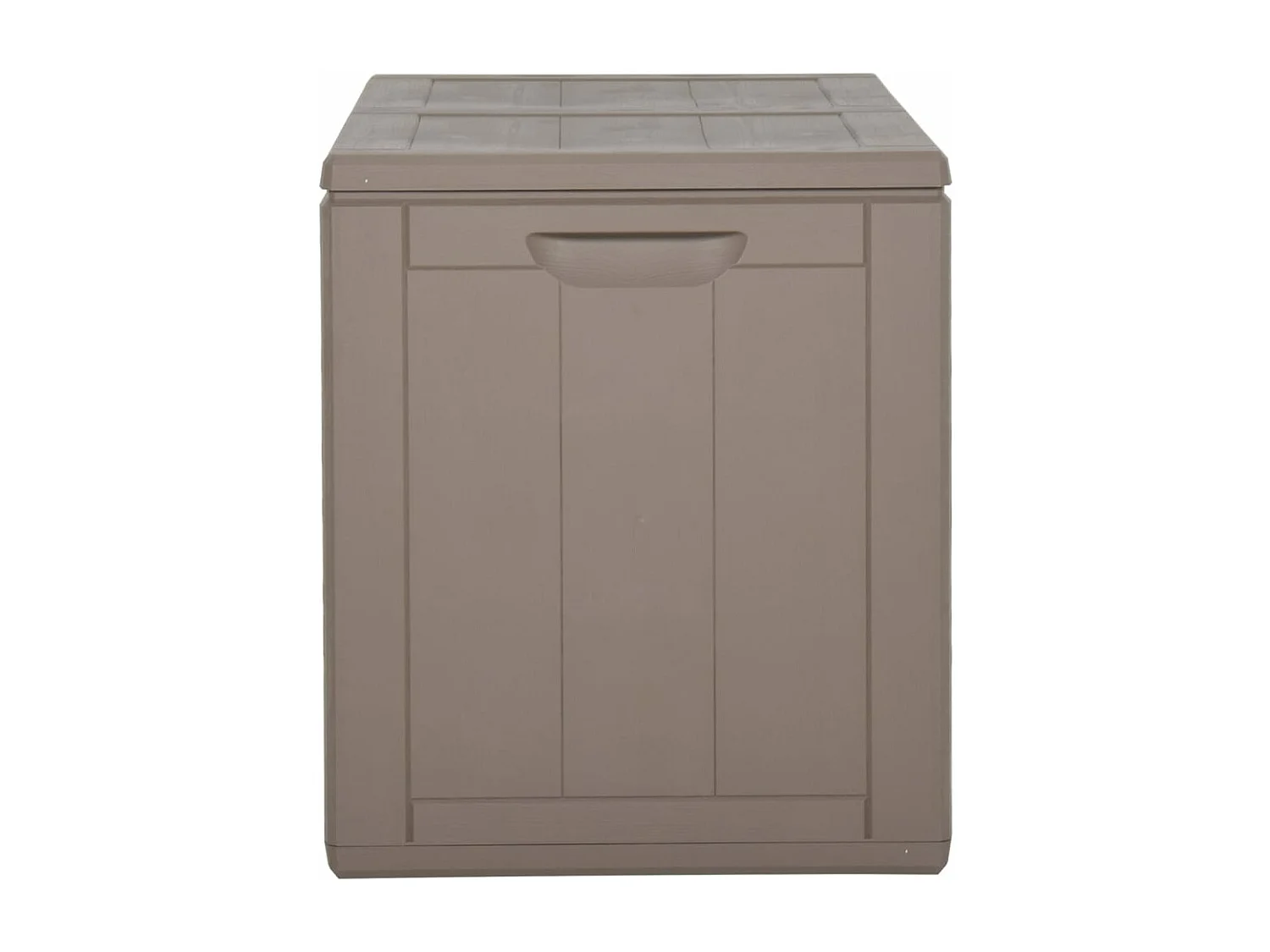 Garten-Aufbewahrungsbox 180 l, braun, PP-Rattan