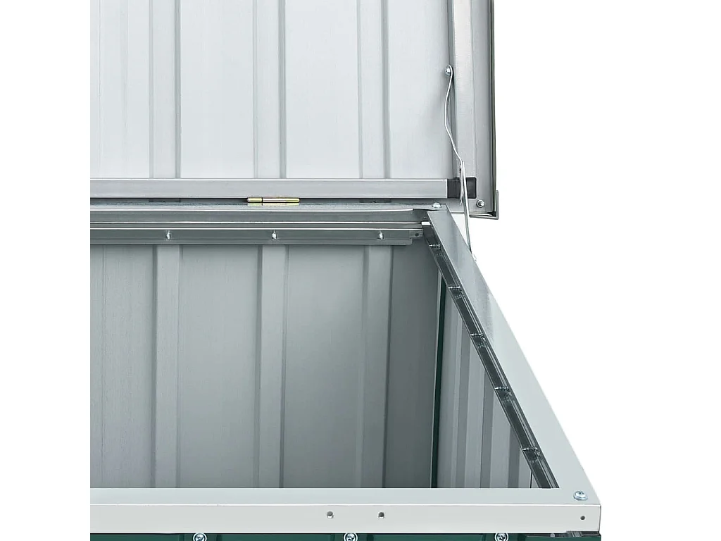 Boîte de rangement de jardin Vert 129x67x65 cm
