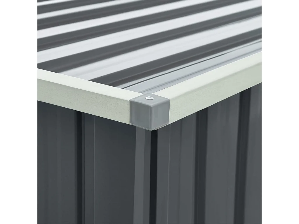 Baule da giardino Grigio 171x99x93 cm