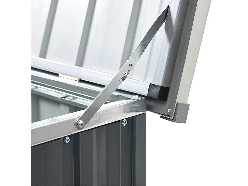 Baule da giardino Grigio 171x99x93 cm