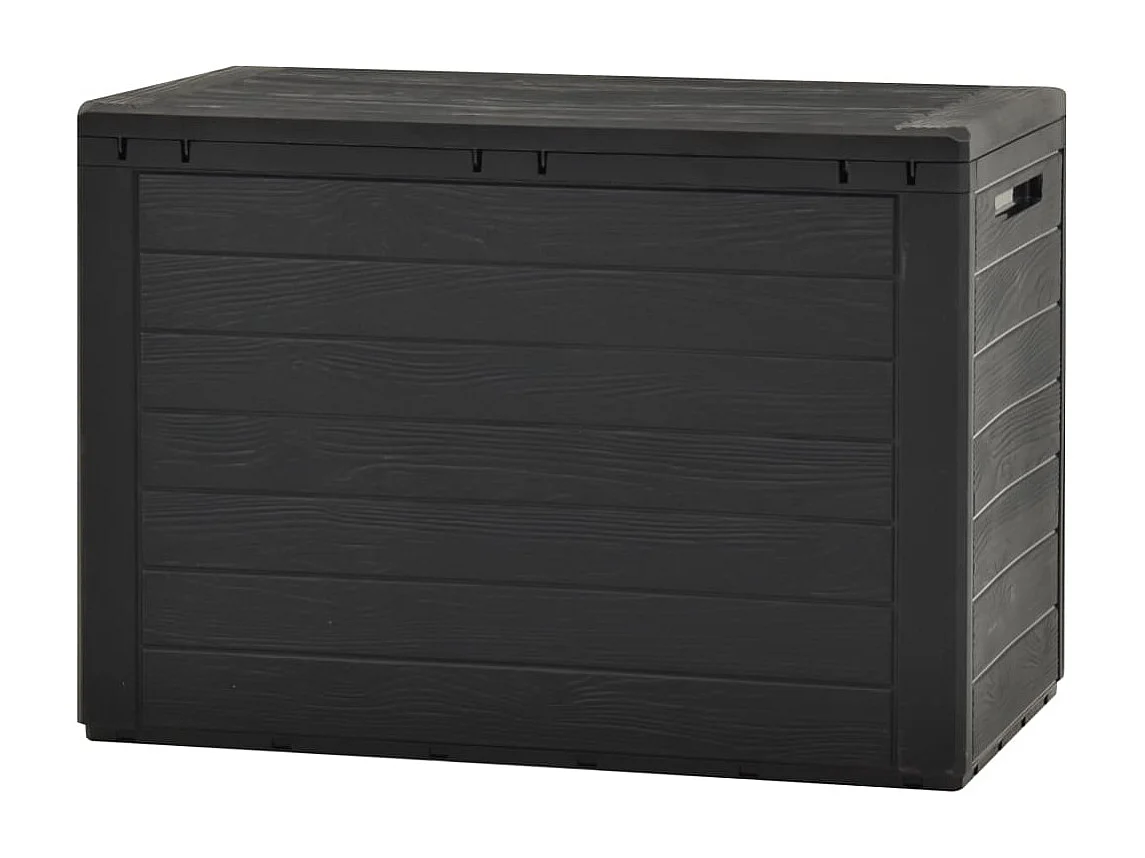 Baule da giardino Antracite 78x44x55 cm