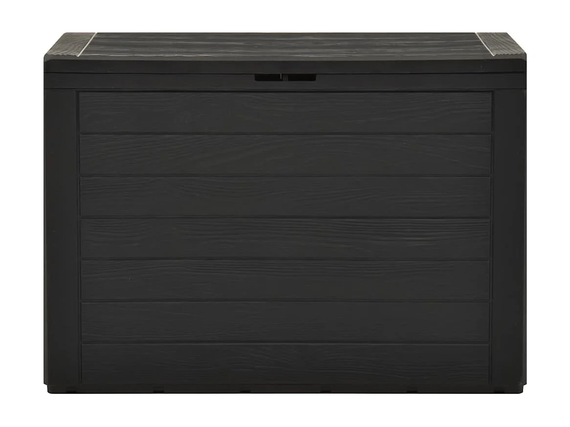 Boîte de rangement de jardin Anthracite 78x44x55 cm