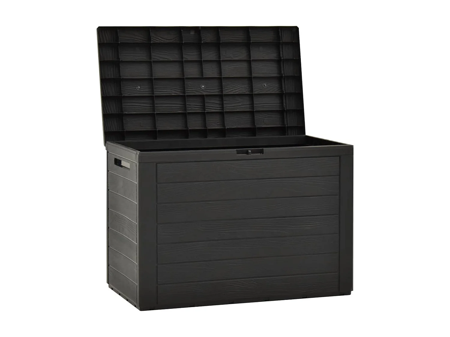 Boîte de rangement de jardin Anthracite 78x44x55 cm