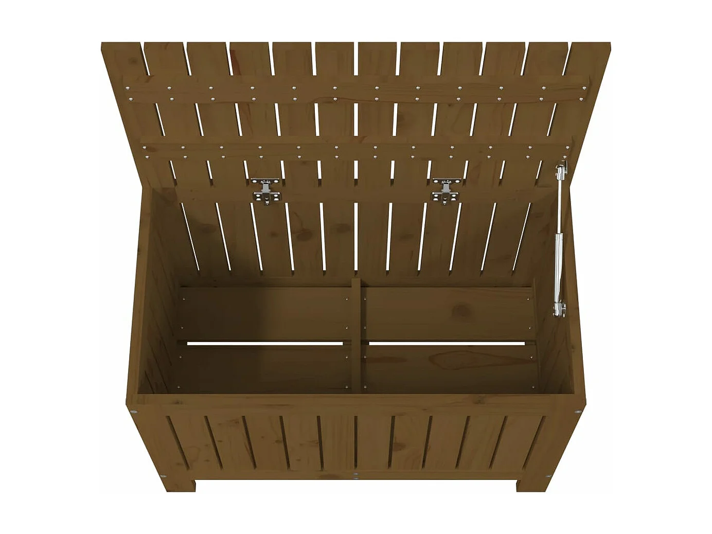 Boîte de rangement de jardin Marron miel 76x42,5x54 cm Bois pin
