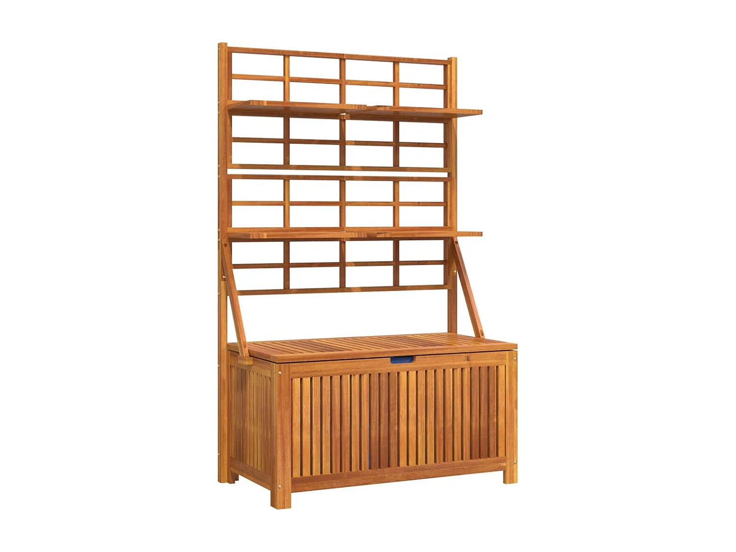 Aufbewahrungsbox mit Gitter 99x50x160 cm Massive Akazie