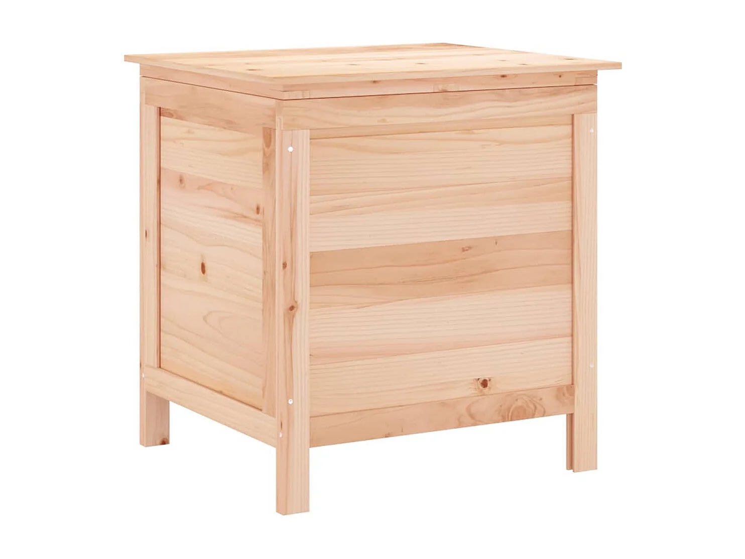 Boîte de rangement de jardin 50x49x56,5 cm bois massif de sapin