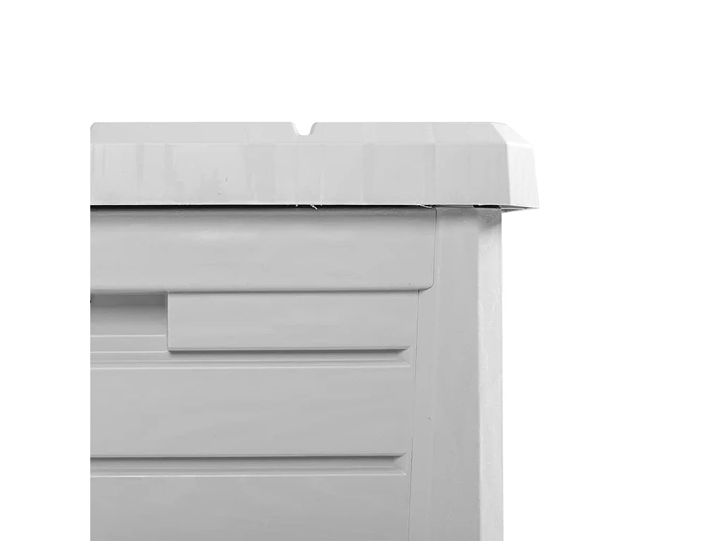 Caja cojín exterior gris 73x50,5x46,5 cm polipropileno