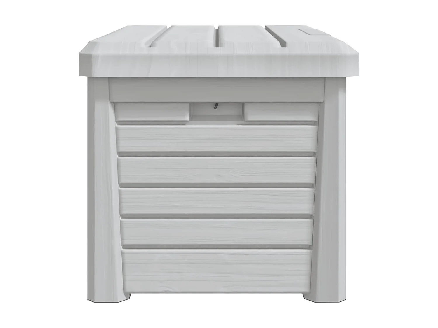 Contenitore per cuscini da esterno grigio 73x50,5x46,5 cm in polipropilene