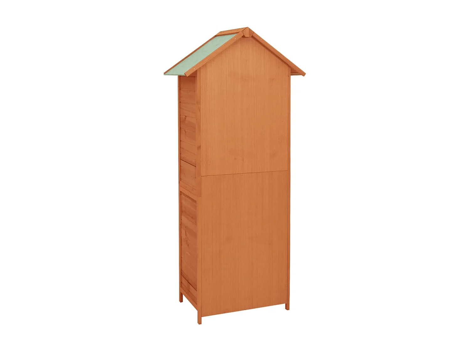 Armoire de rangement de jardin Marron 42,5x64x190 cm