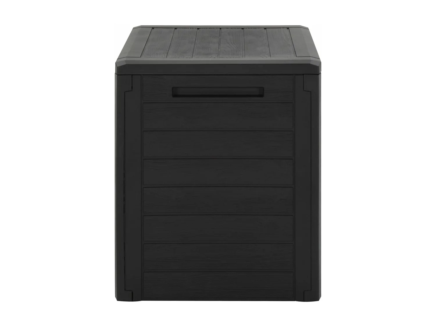 Boîte de stockage de jardin Marron 58,5x46x55 cm Polypropylène