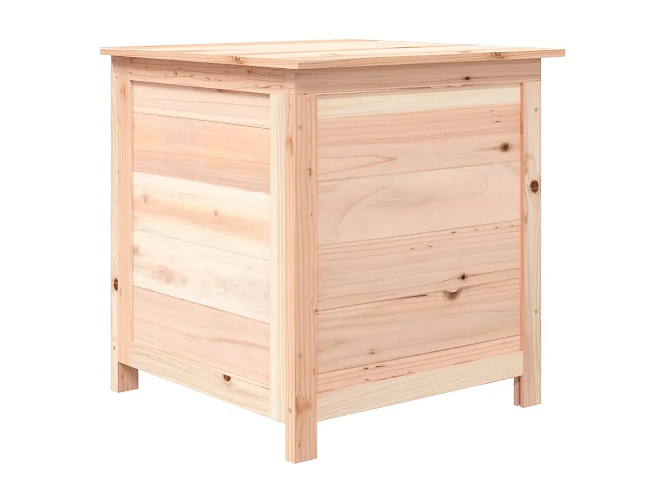 Boîte à coussins d'extérieur 50x50x56 cm Bois de sapin massif
