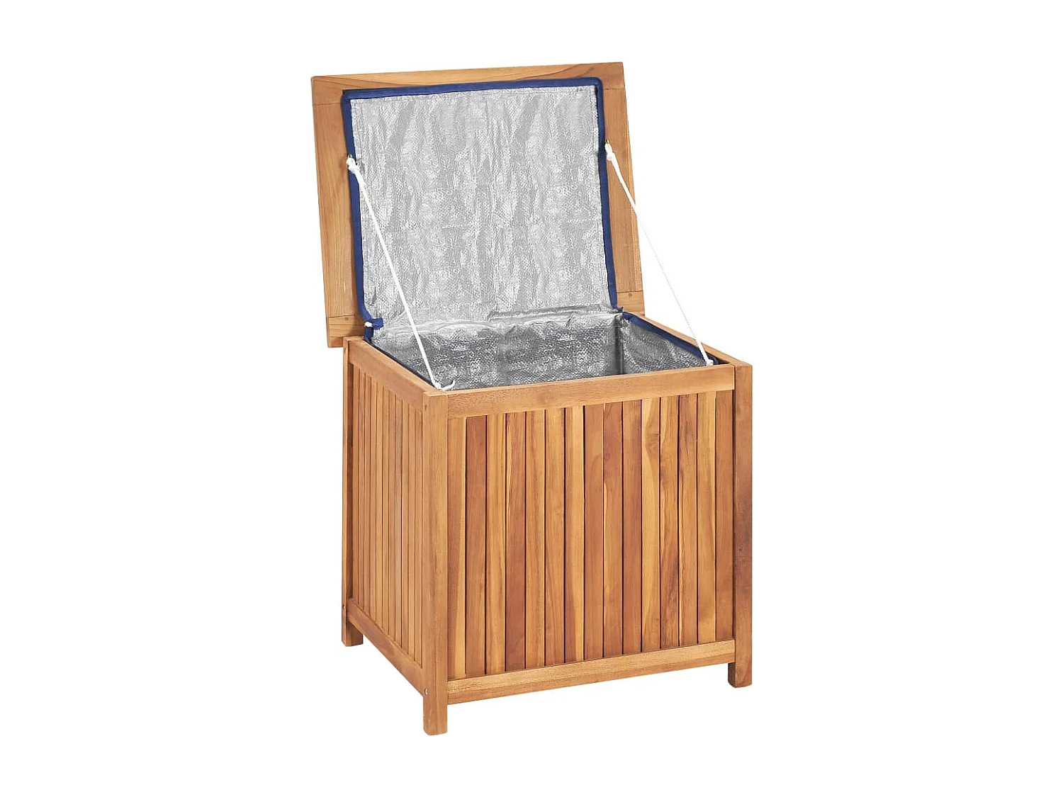 Boîte de rangement de jardin 60x50x58 cm Bois de teck solide
