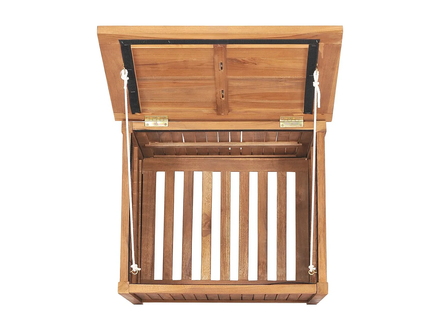Boîte de rangement de jardin 60x50x58 cm Bois de teck solide