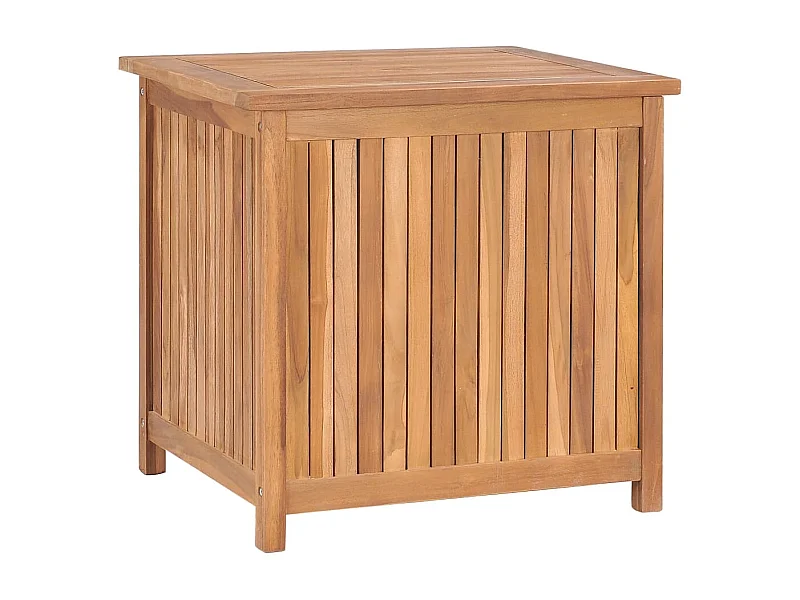 Caja de almacenamiento de jardín 60x50x58 cm Madera maciza de teca