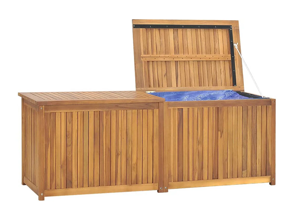 Caixa de jardim 150x50x55 cm Madeira maciça de teca