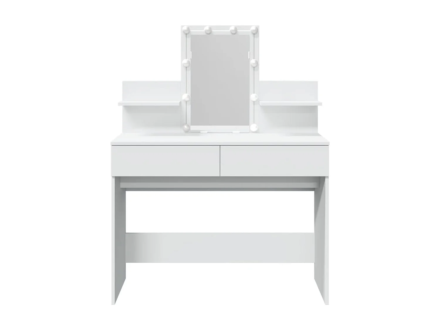 Coiffeuse avec LED blanc 100x40x130 cm