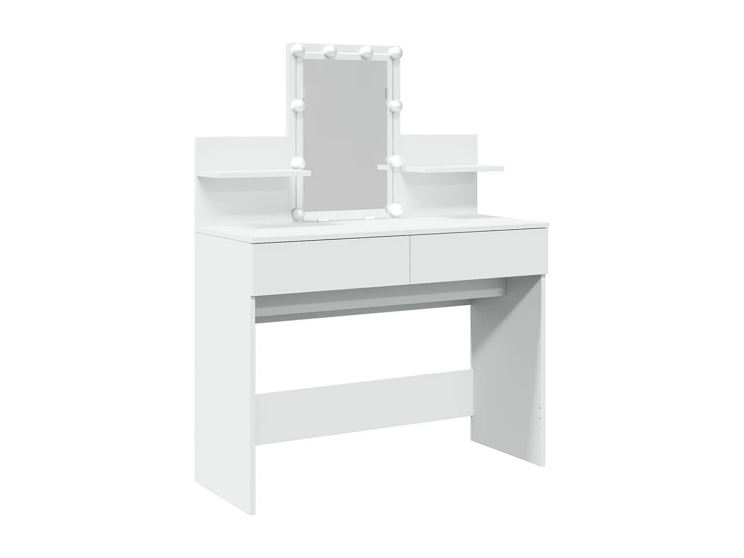 Coiffeuse avec LED blanc 100x40x130 cm