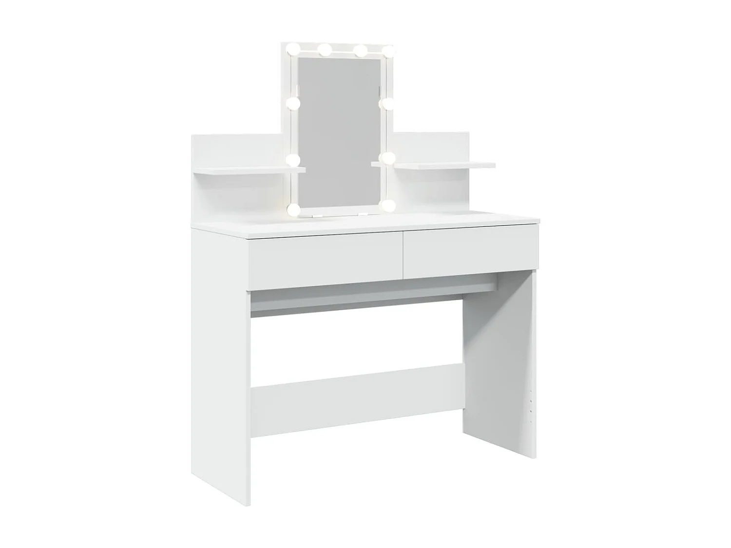 Coiffeuse avec LED blanc 100x40x130 cm