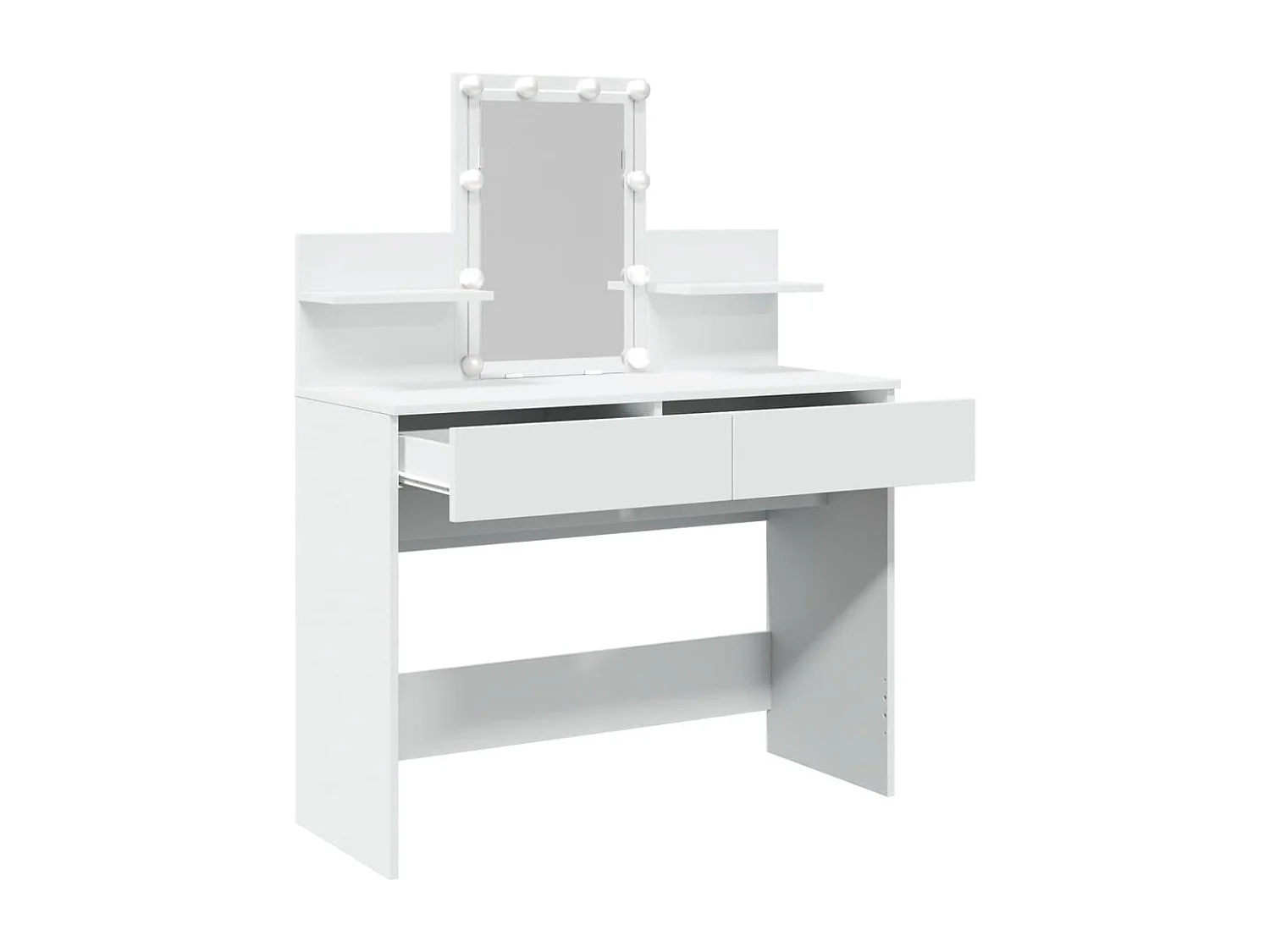 Coiffeuse avec LED blanc 100x40x130 cm