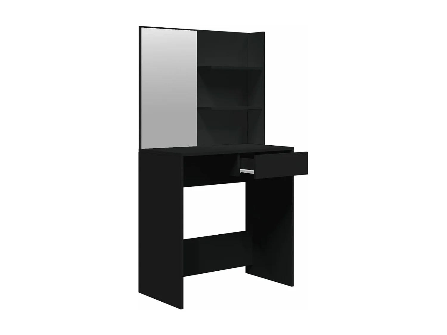 Set toeletta nero 74,5x40x141 cm