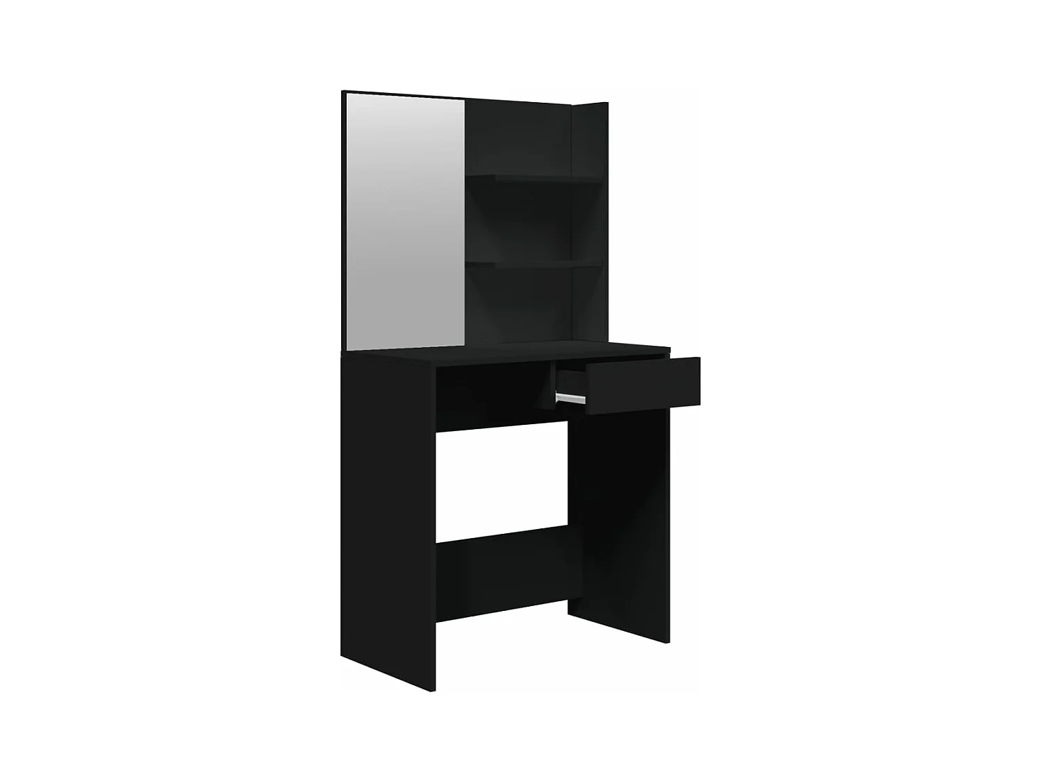 Ensemble de coiffeuse noir 74,5x40x141 cm