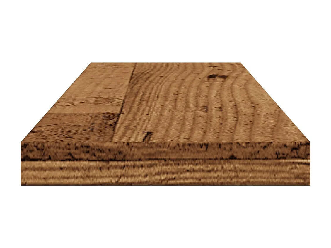 Étagères murales 4 pcs vieux bois 60x20x1,5cm bois d'ingénierie