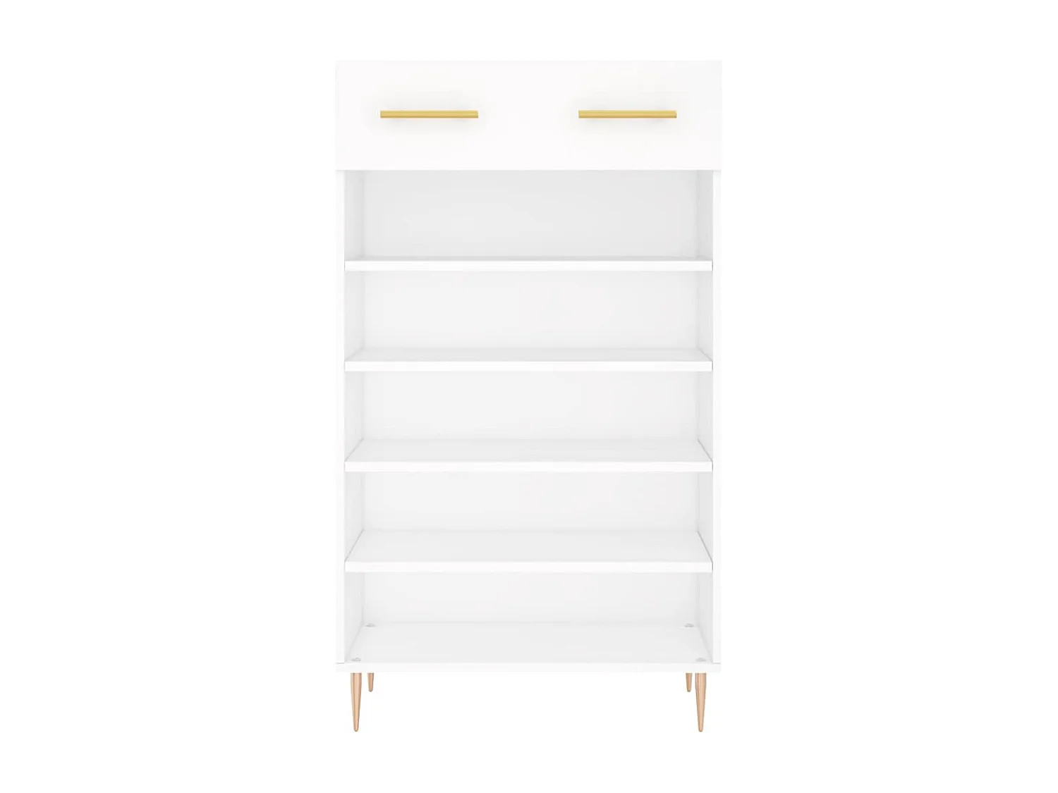 Armoire à chaussures blanc 60x35x105 cm bois d'ingénierie