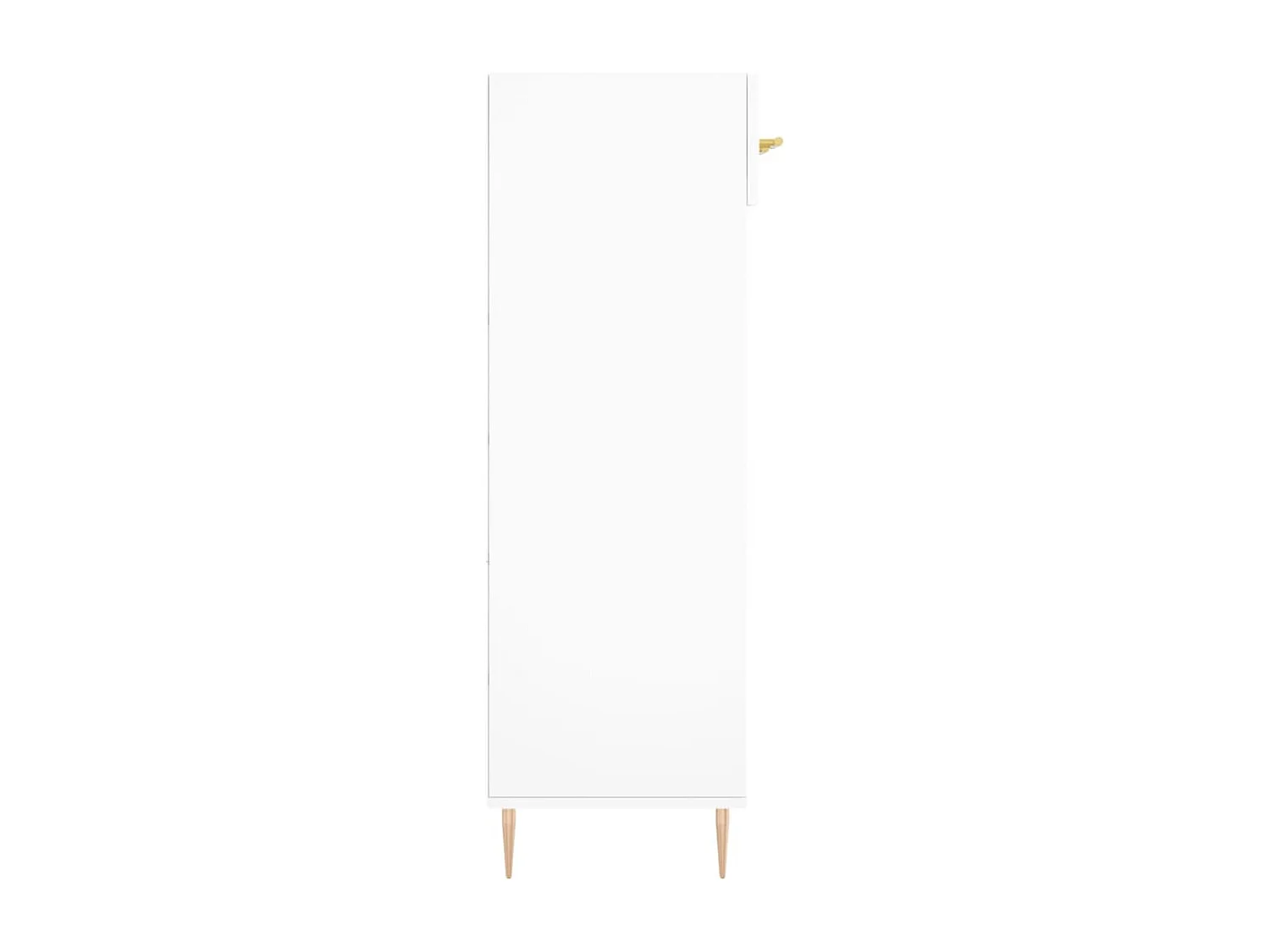 Armoire à chaussures blanc 60x35x105 cm bois d'ingénierie
