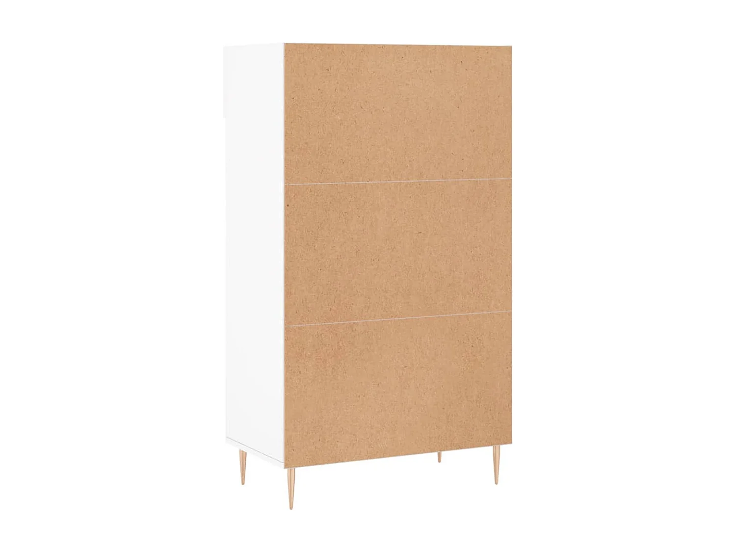 Armoire à chaussures blanc 60x35x105 cm bois d'ingénierie
