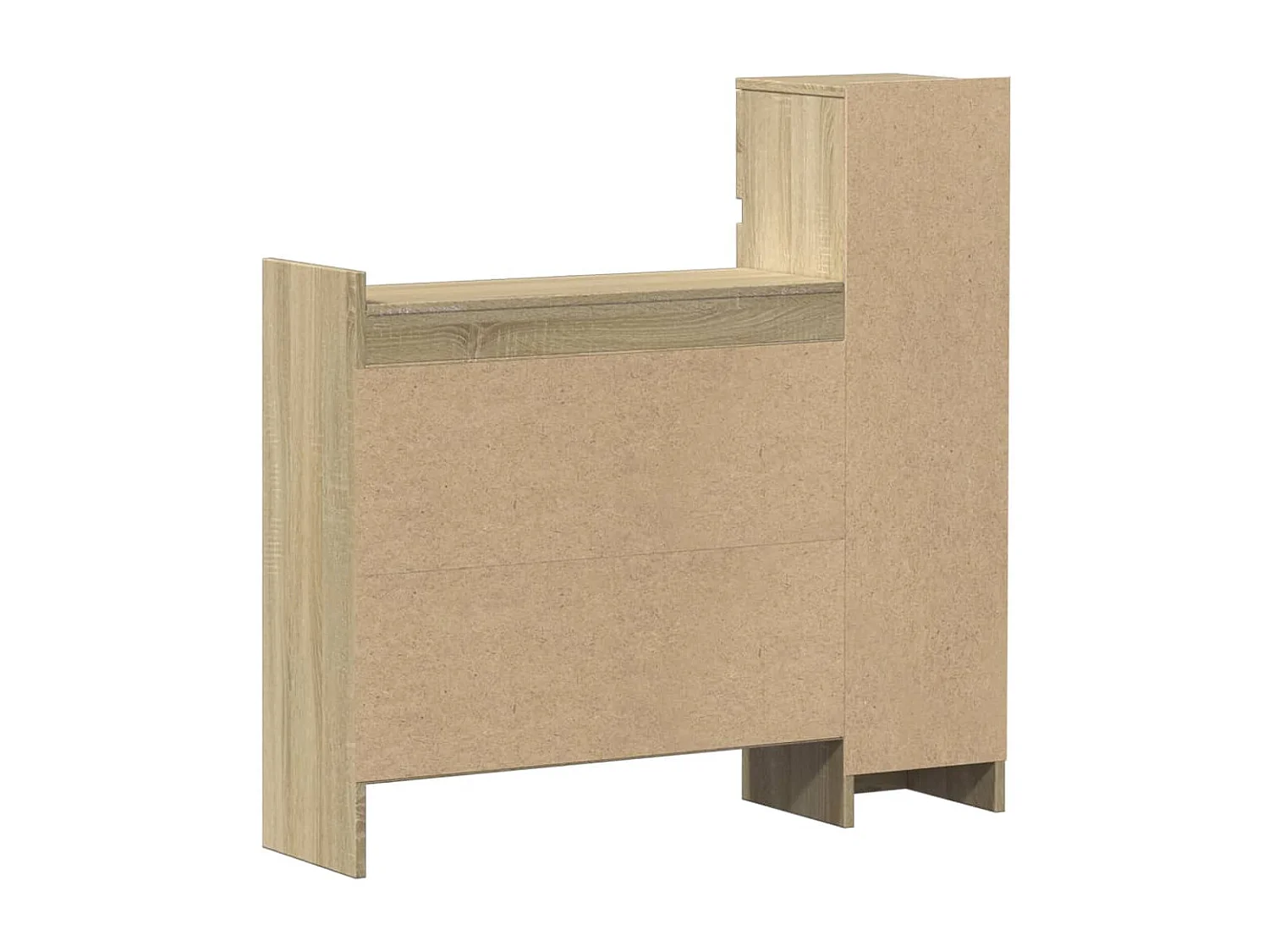 Scarpiera in derivati del legno di rovere Sonoma