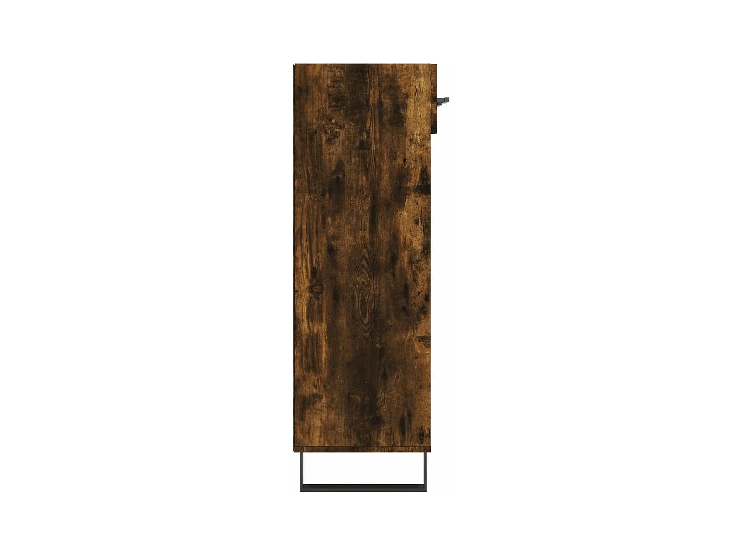 Gerookt eiken schoenenkast 60x35x105 cm samengesteld hout