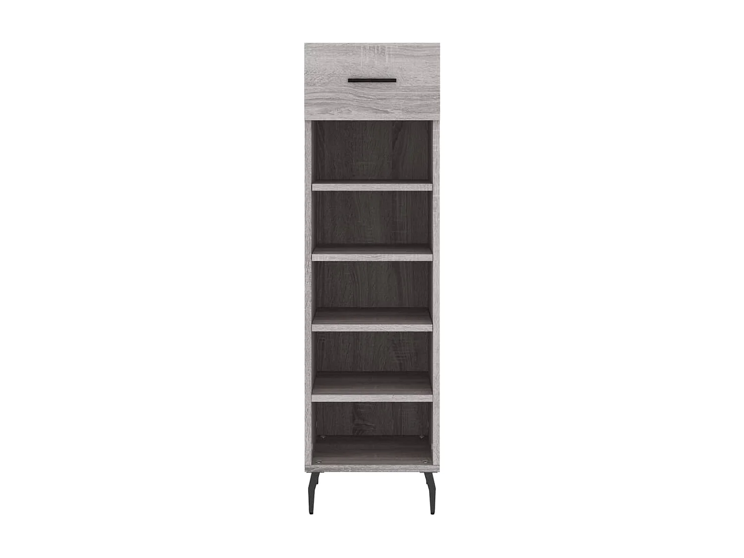 Meuble à chaussures sonoma gris 30x35x105 cm bois d'ingénierie