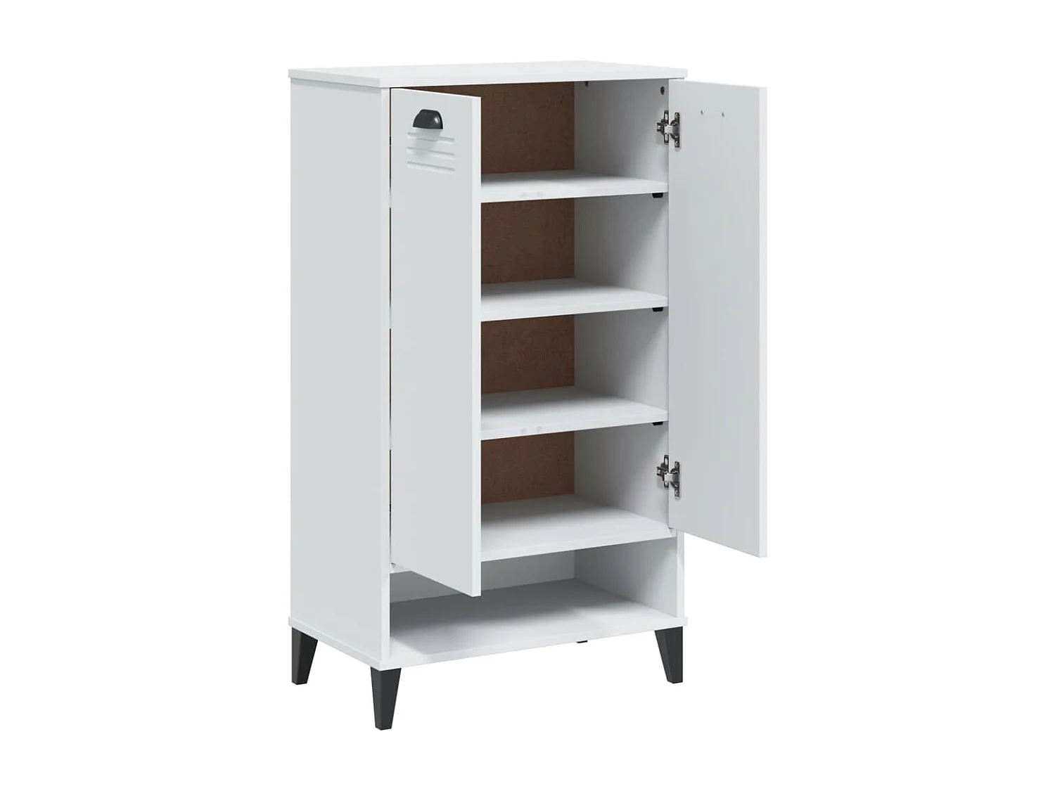Armoire à chaussures VIKEN blanc bois d'ingénierie