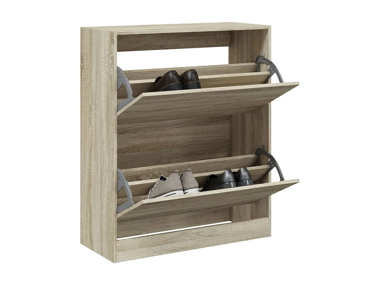 Armoire à chaussures chêne sonoma 80x34x96,5 cm bois ingénierie