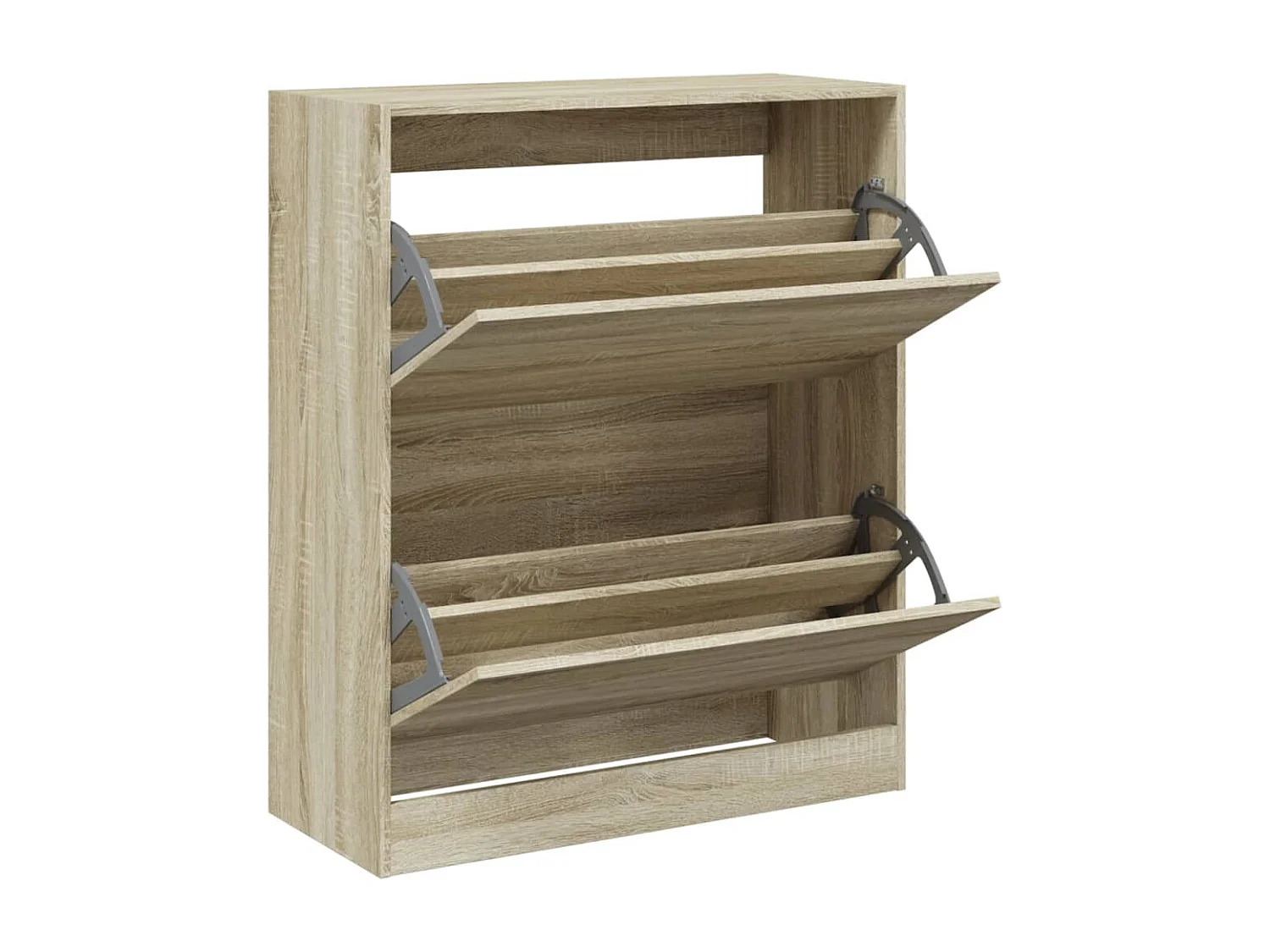 Armoire à chaussures chêne sonoma 80x34x96,5 cm bois ingénierie