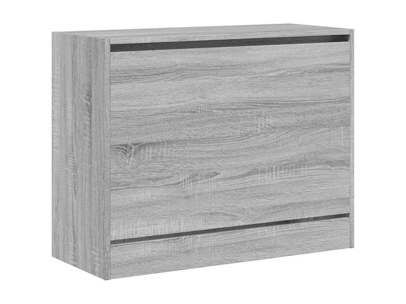 Armoire à chaussures sonoma gris 80x34x63 cm bois d'ingénierie
