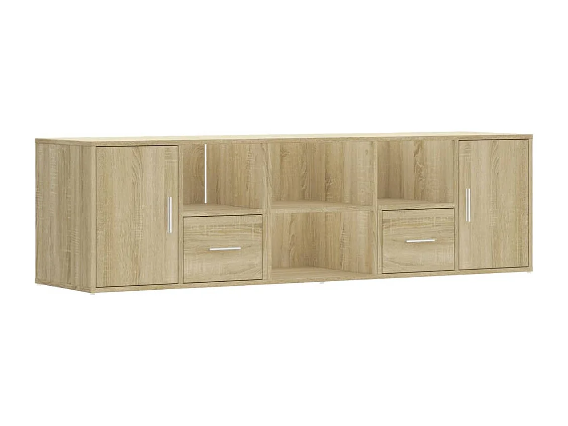 Mobile angolare in rovere Sonoma 160x40x45 cm in derivati del legno