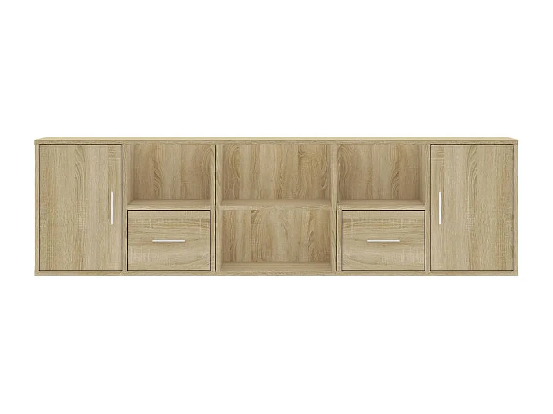 Mobile angolare in rovere Sonoma 160x40x45 cm in derivati del legno