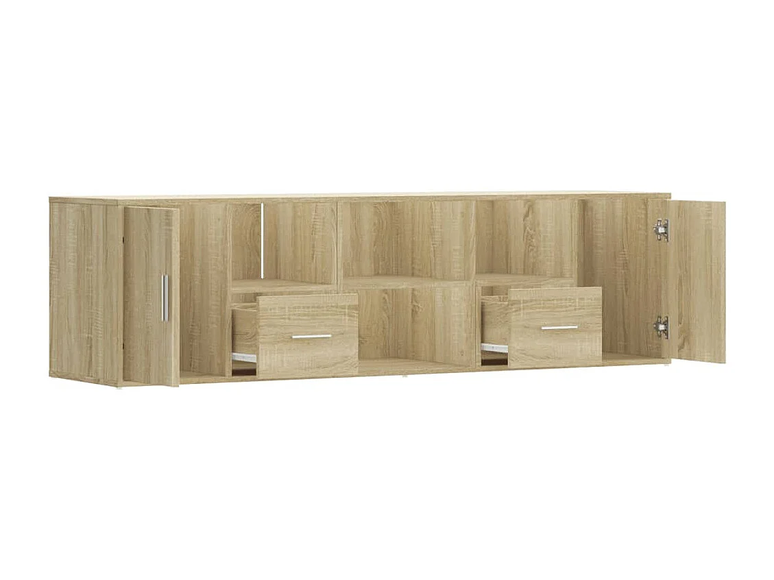 Mobile angolare in rovere Sonoma 160x40x45 cm in derivati del legno