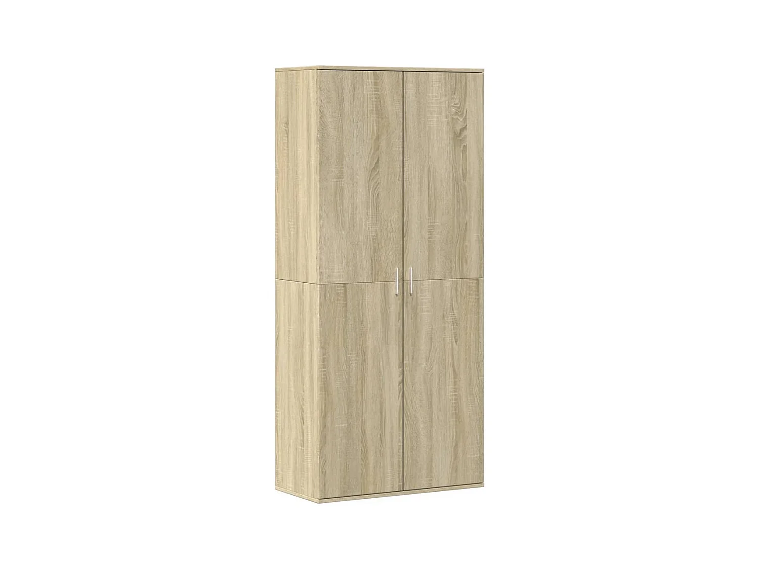 Schoenenkast Sonoma eiken 80x39x178cm Bewerkt hout