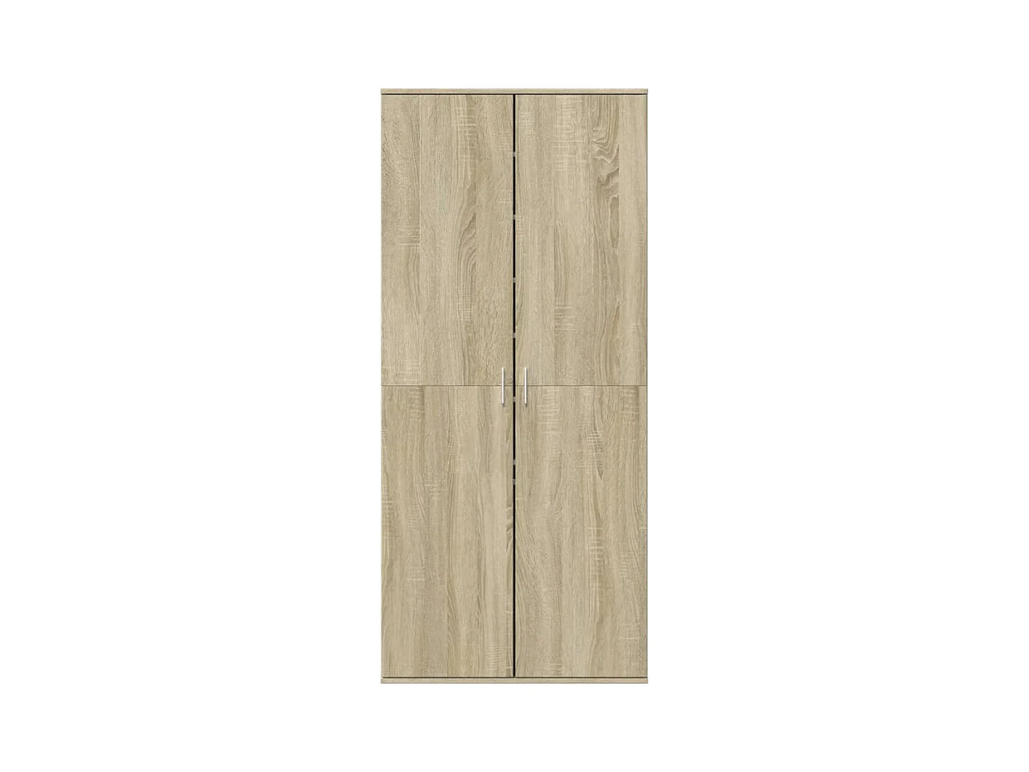 Schoenenkast Sonoma eiken 80x39x178cm Bewerkt hout