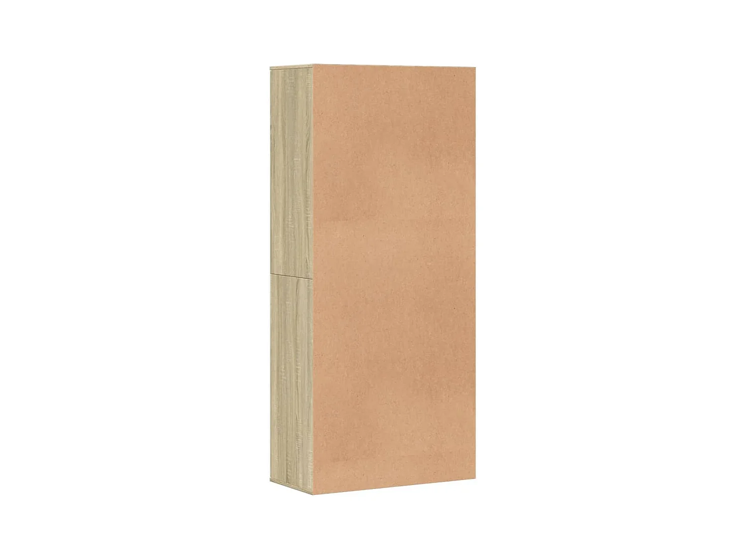 Schoenenkast Sonoma eiken 80x39x178cm Bewerkt hout