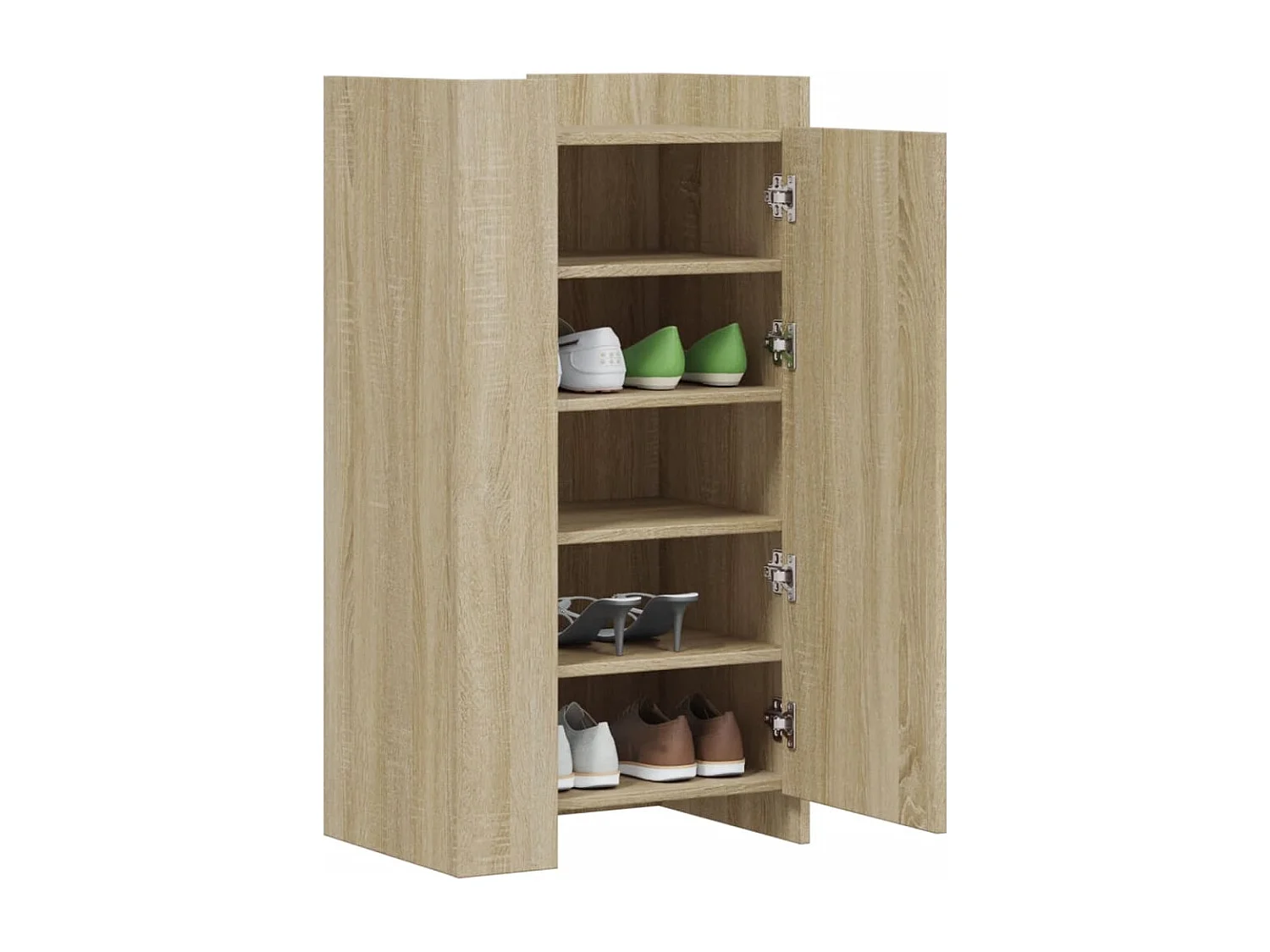 Schuhschrank aus Sonoma-Eiche, 52 x 37,5 x 100 cm