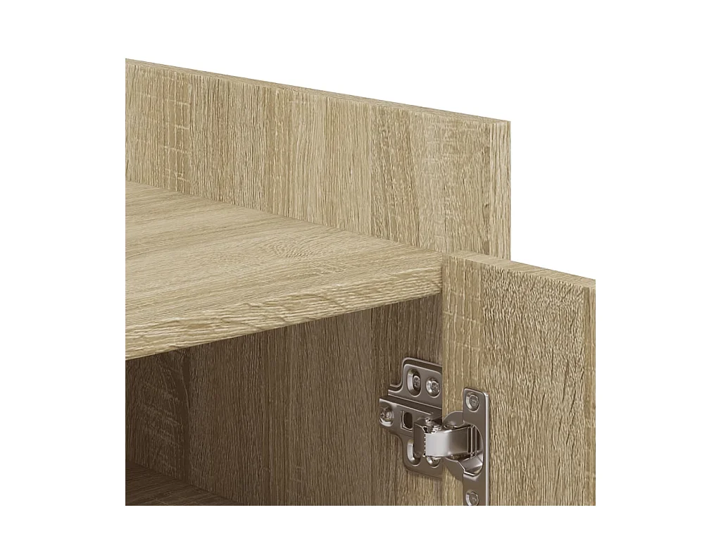 Schuhschrank aus Sonoma-Eiche, 52 x 37,5 x 100 cm