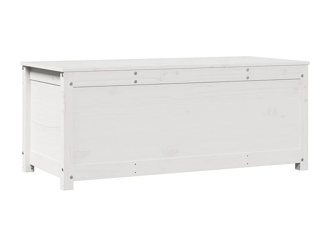 Opbergdoos Wit 110x50x45,5 cm Massief grenenhout