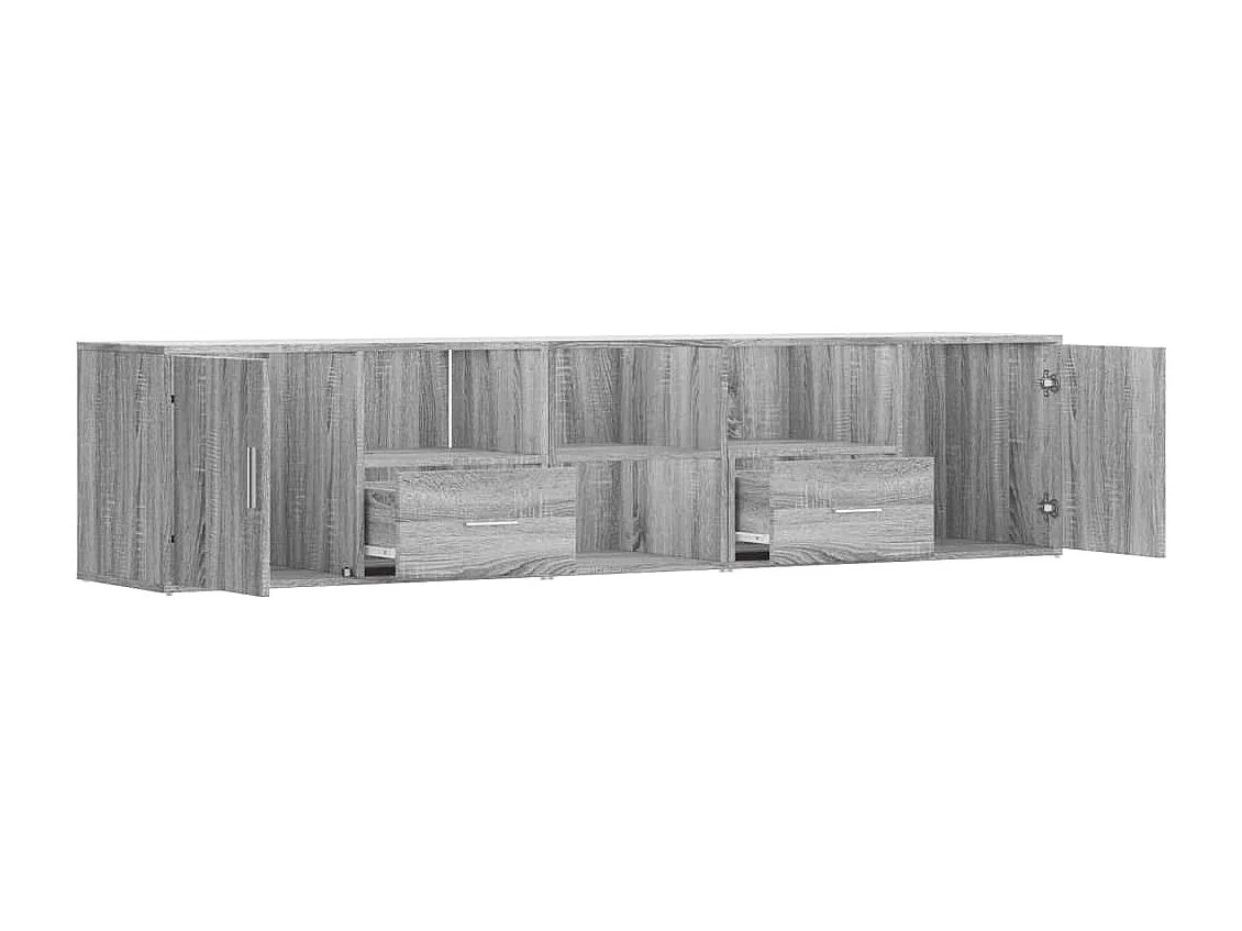 Armoire d'angle sonoma gris 200x40x45 cm bois d'ingénierie