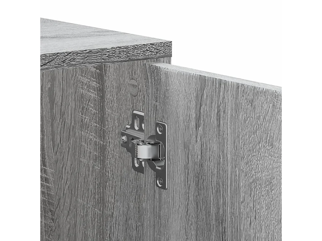 Armoire d'angle sonoma gris 200x40x45 cm bois d'ingénierie