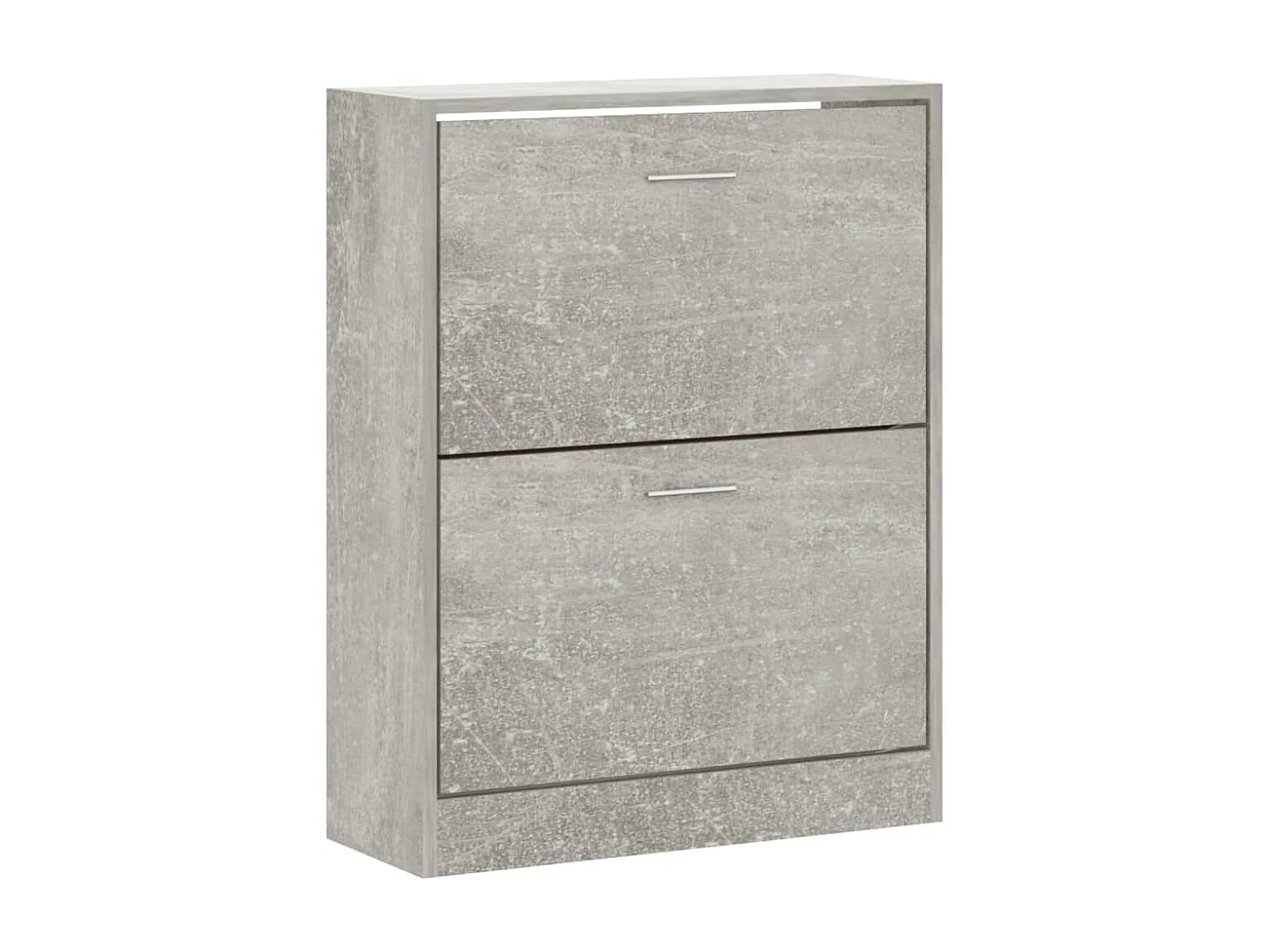 Armoire à chaussures Gris béton 63x24x81 cm Bois d'ingénierie